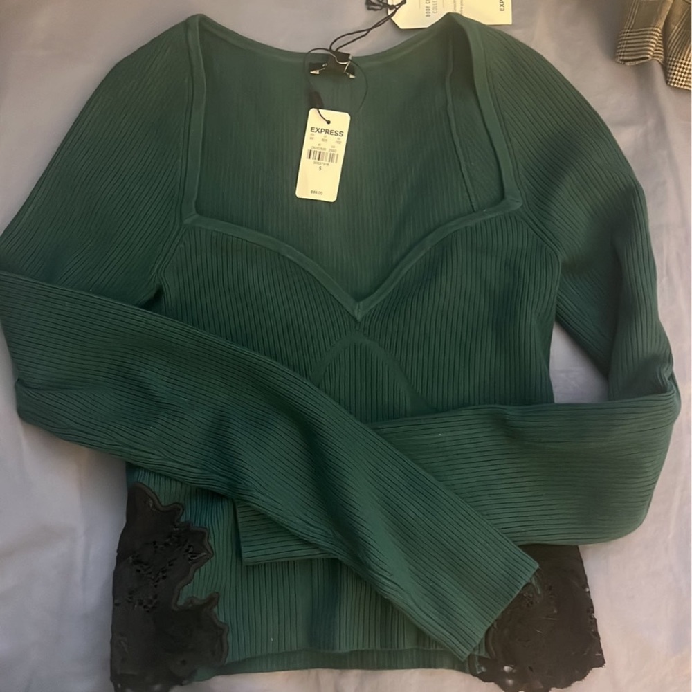 NWT express body contour sweater